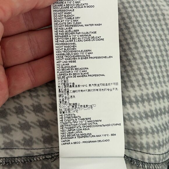 MM6 MAISON MARGIELA CHECK PRINTED DRESS ECRU/BLACK CHECK - Picture 13 of 14